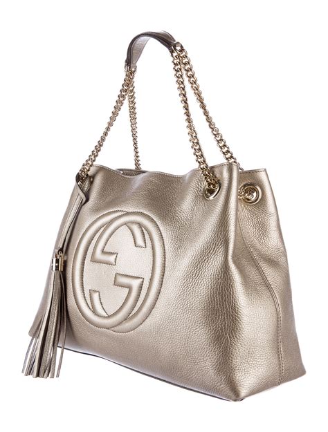 gucci medium soho chain bag|gucci soho shoulder bag large.